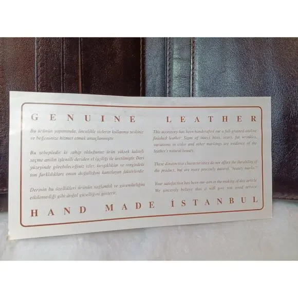 Leather Portfolio Organizer - Brown - Unbranded - Picture 7 of 7